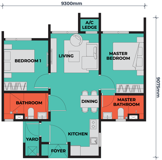 The Vividz Bukit Jalil Layout Plan B1