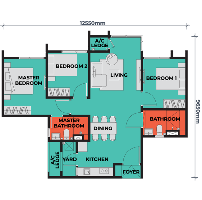 The Vividz Bukit Jalil Layout Plan C2